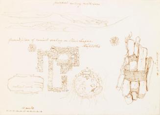 Ground Plan of the Oratory on Slieve League, County Donegal