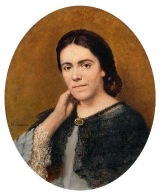 Portrait of Julia Kavanagh (1824-1877), Novelist