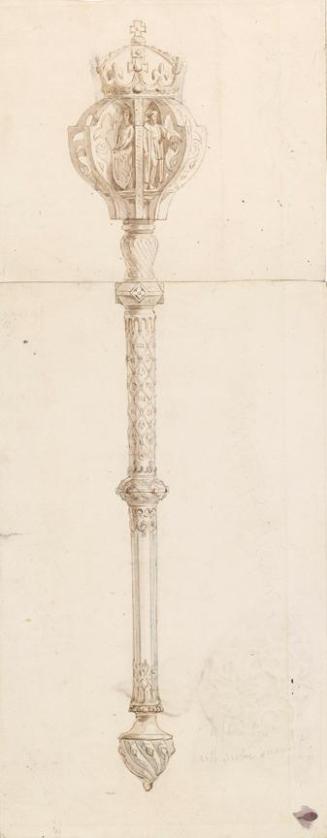 A Design for the Mace of the College of Physicians, Dublin