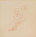 A Seated Woman Supported by Another