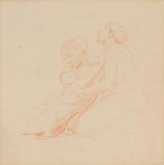 A Seated Woman Supported by Another
