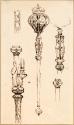 Designs for the Mace of the Royal College of Physicians of Ireland