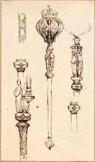 Designs for the Mace of the Royal College of Physicians of Ireland