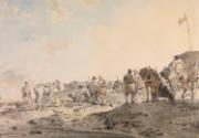 Bargaining at Donnybrook Fair, near Dublin