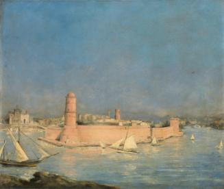 Marseilles Harbour with a Lighthouse