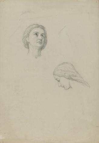 Two Female Portrait Heads