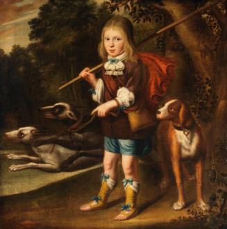 Boy with Dogs