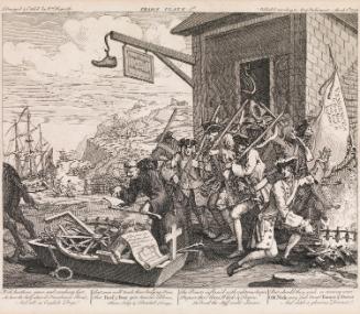 The Invasion, Plate 1: 'France'