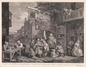 The Election, Plate 2: 'Canvassing for Votes'