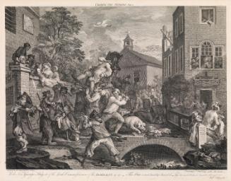 The Election, Plate 4: 'Chairing the Members'