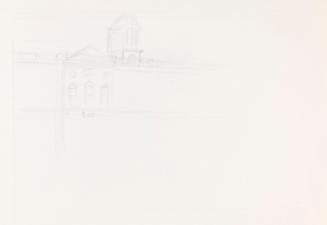 The West Facade of King's Inns; The East Entrance Screen (on verso)