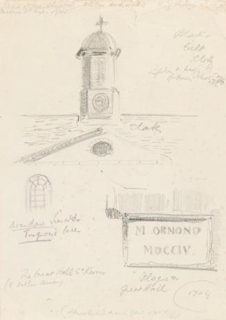 St Kevin's Hospital Great Hall Cupola and 1704 Dedication Plaque