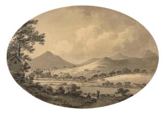 Little and Great Sugar Loaf Mountains from near Monkstown, County Dublin