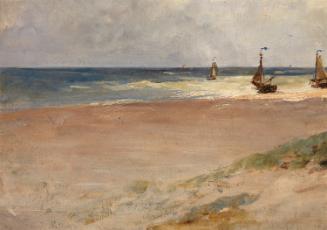 Seashore with Fishing Boats