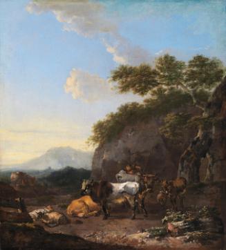 Cattle in a Hilly Landscape
