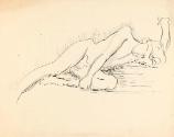 A Male Nude with Bent Leg