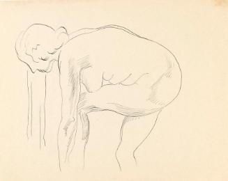 A Bending Female Nude