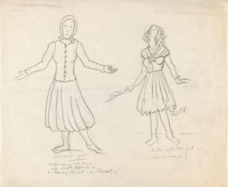Costumes for Two Peasant Girls