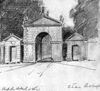 The Main Gates of Russborough House, County Wicklow