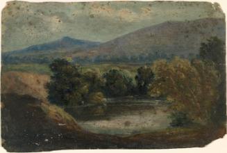 Pool against Mountains