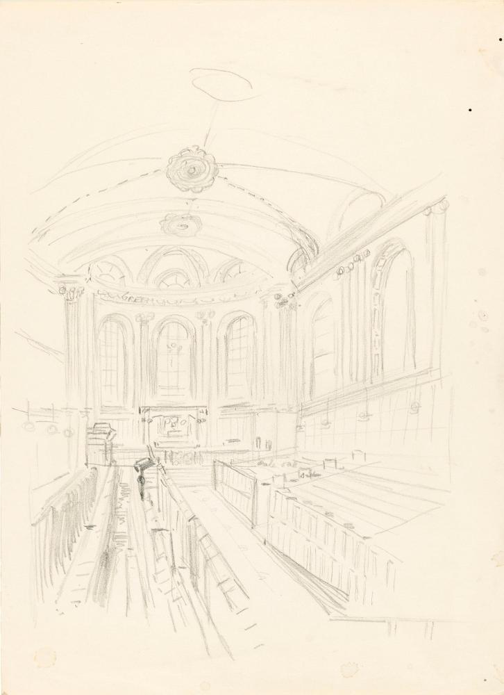 The Interior of Trinity College Chapel