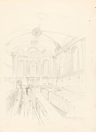 The Interior of Trinity College Chapel