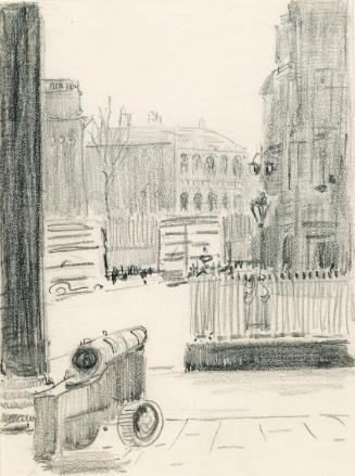 Bank of Ireland's Cannon, College Green and the Provost's House