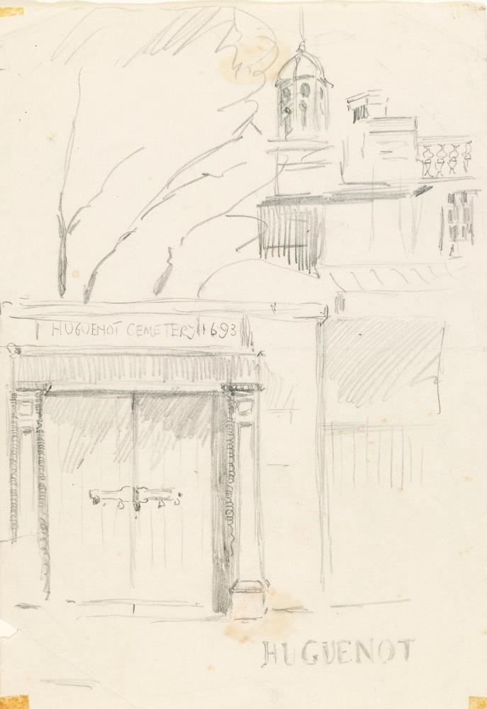 The Entrance to the Hugenot Cemetery, Merrion Row