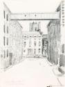 Houses on Bow Street and Saint Michan's Tower