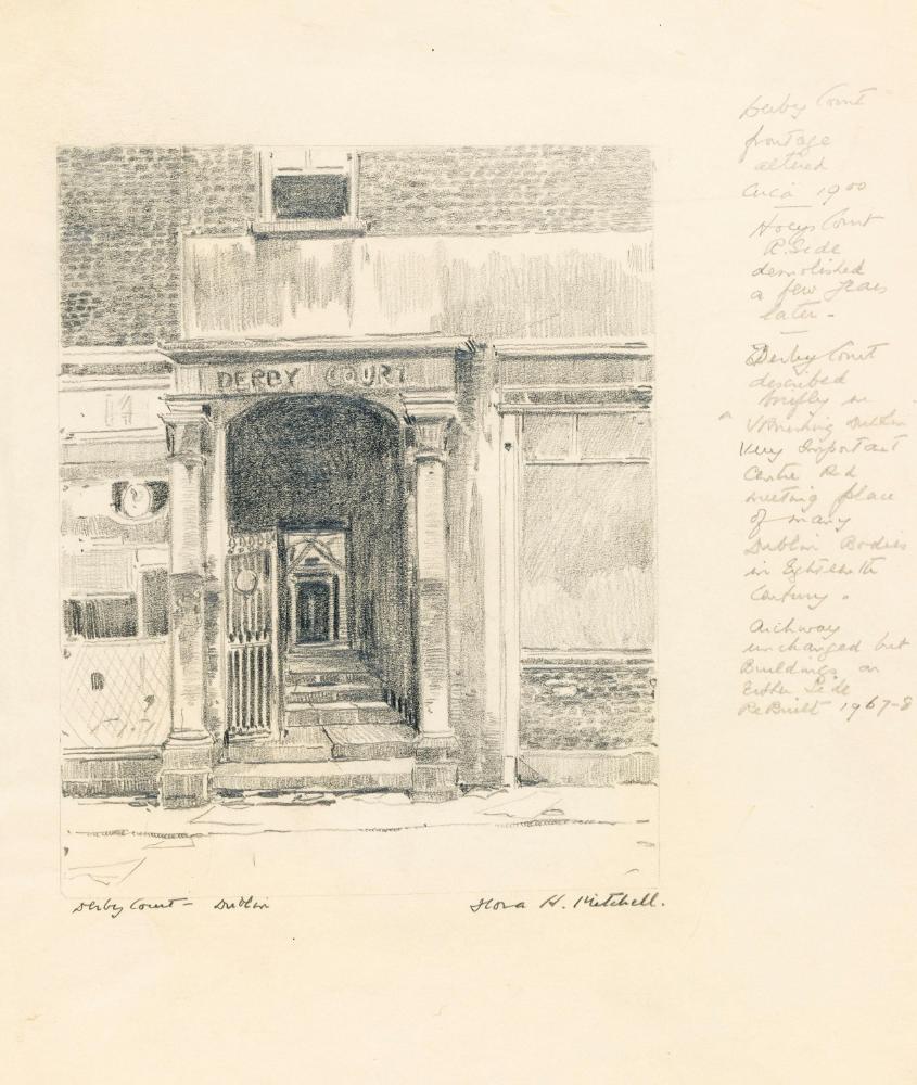 The Entrance to Derby Court, off Werburgh Street