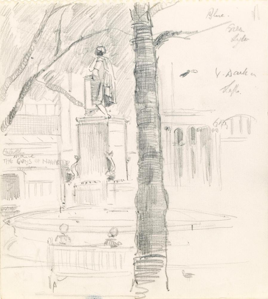 Scheemakers' Shakespeare, Leicester Square, London