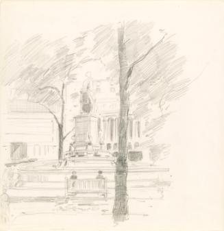 Scheemakers' Shakespeare, Leicester Square, London