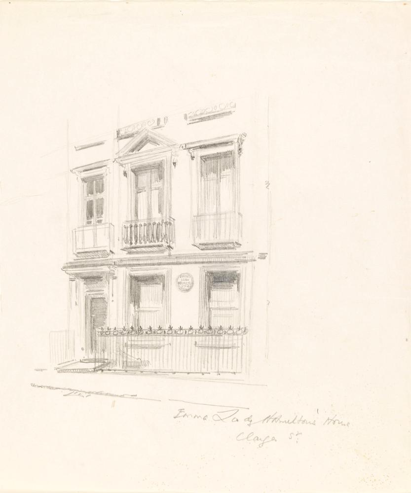 The Home of Lady Emma Hamilton, (1761?-1815), Clarges Street off Piccadilly, London