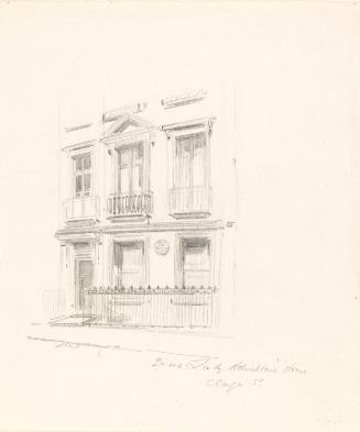 The Home of Lady Emma Hamilton, (1761?-1815), Clarges Street off Piccadilly, London