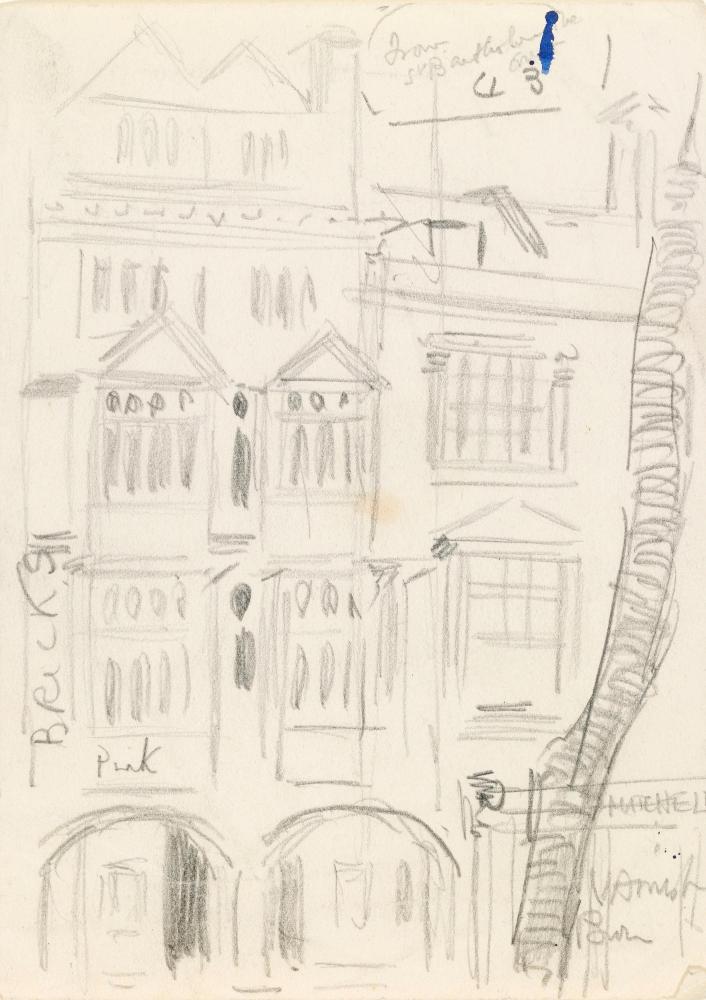 Cloth Fair by Saint Bartholomew the Great, Smithfield, London