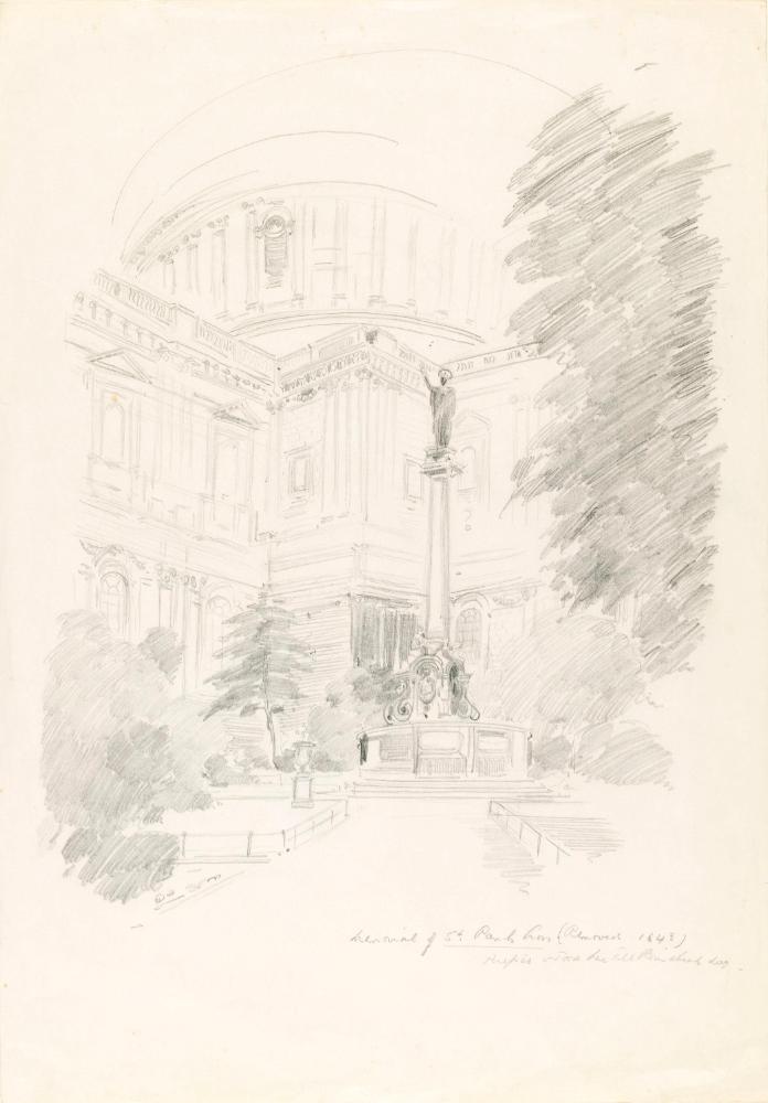 Saint Paul's Cross and Cathedral, London