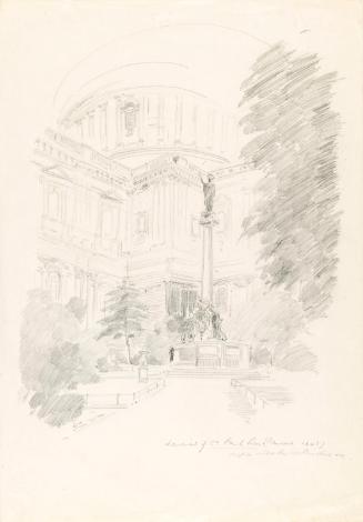 Saint Paul's Cross and Cathedral, London