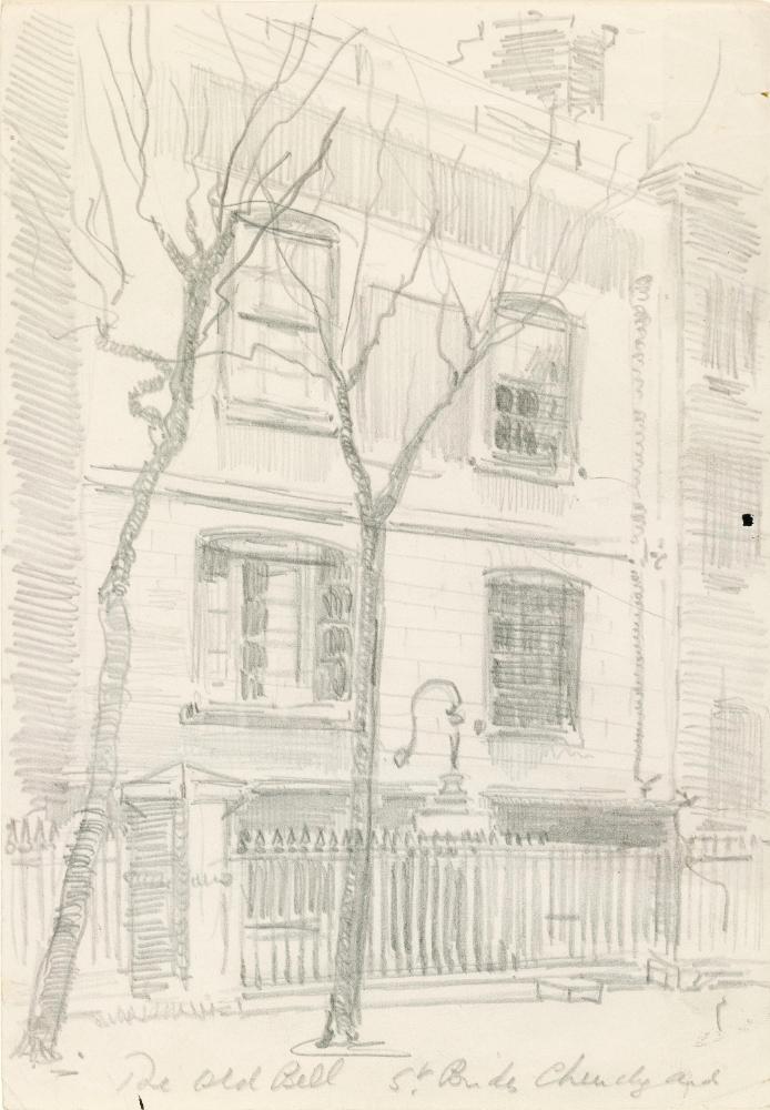 The Old Bell, Saint Bride's Churchyard, off Fleet Street, London