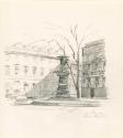 The Fountain in Gibbs' Quadrangle, Saint Bartholomew's Hospital, London
