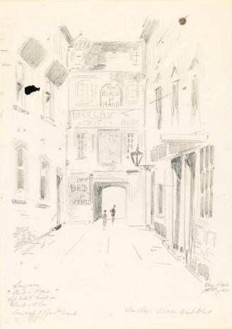 The Bird in Hand Public House off Long Acre, London