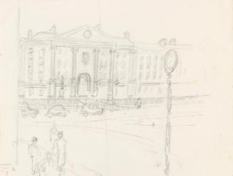 Trinity College from Bank of Ireland, College Green