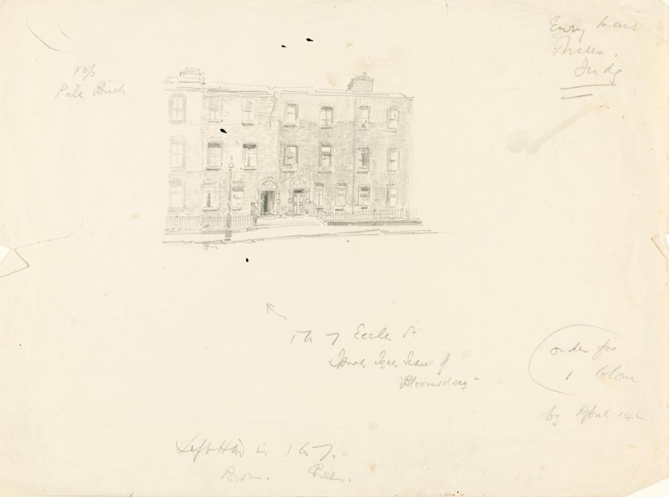No. 7, Eccles Street, Bloom's House in Joyce's 'Ulysses'