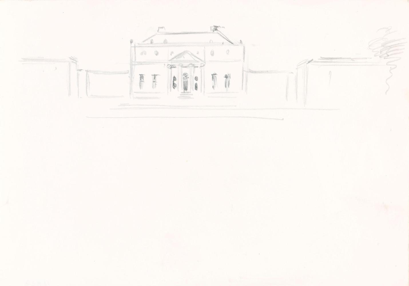 The Central Block of Russborough House, County Wicklow