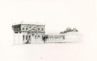 The Central Block and East Colonnade of Russborough House, County Wicklow