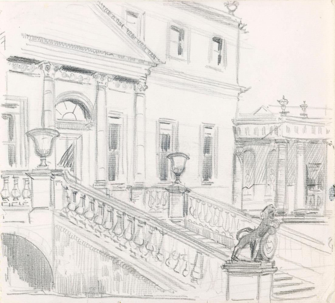 The Front Steps, Russborough House, County Wicklow