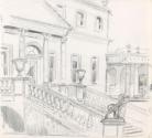 The Front Steps, Russborough House, County Wicklow