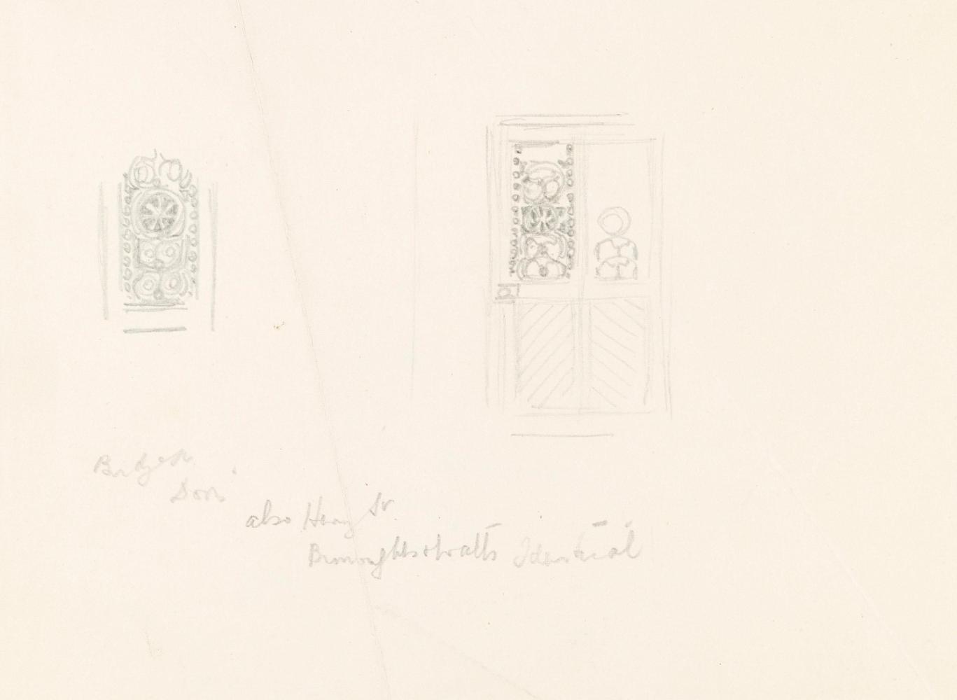 Doors in Bridge Street (left) and Henry Street (right)