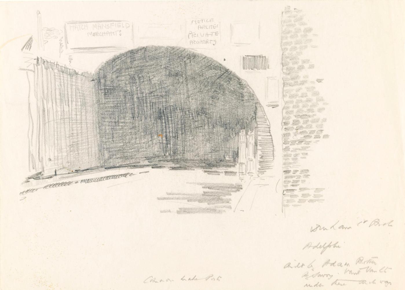 Durham Street  Arch, the Adelphi, London