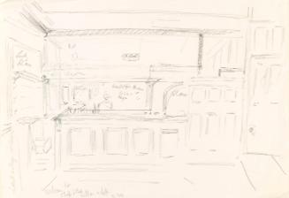 The Bar of the Lamb and Flag Public House, No. 33 Rose Street, London