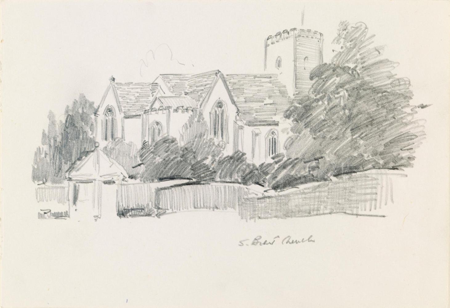 Saint Petrock's, Brent, Devon; 'Gentili Vanet', Matt Talbot's Tomb in Glasnevin Cemetery, Dublin (on verso)